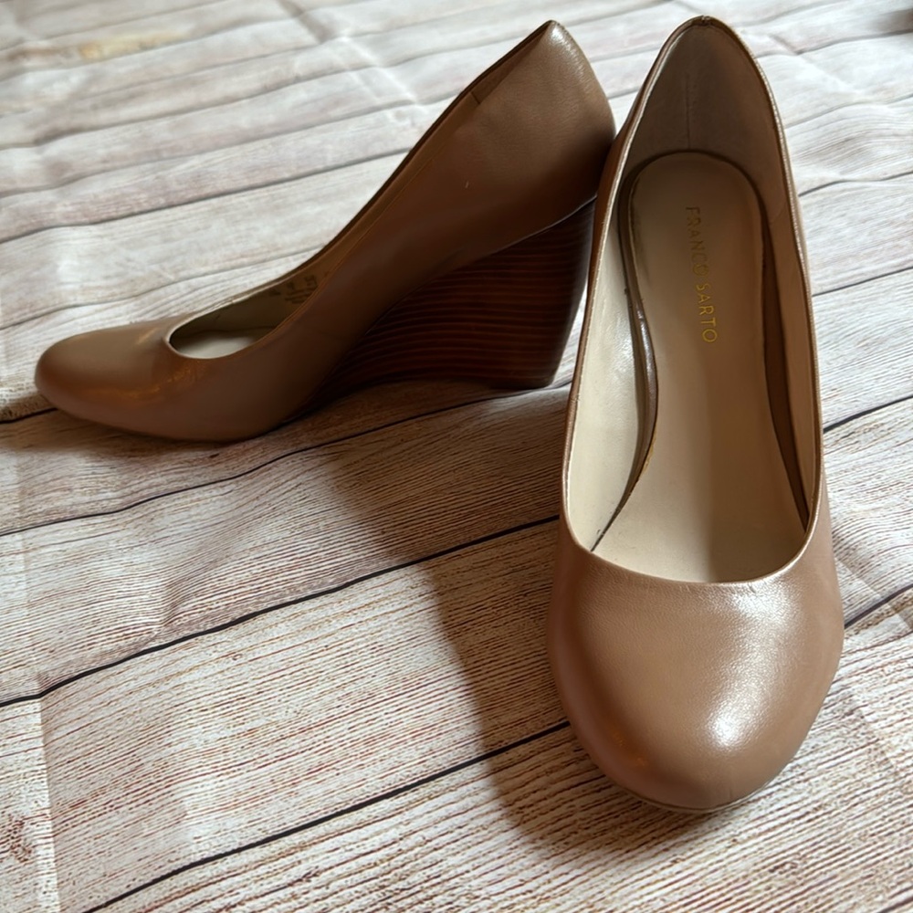 Franco Sarto - Wedge Tan Dress Shoes